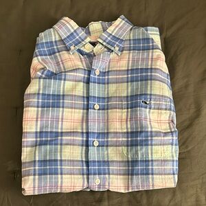 Vineyard Vines Men's Blue Plaid Shirt